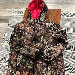 Mossy Oak camouflage puff jacket